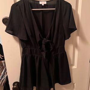 Front Tie Romper